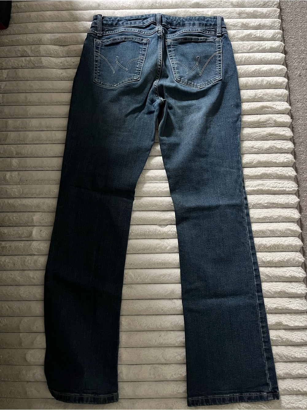 Wrangler Women's Dark Blue Straight Jeans